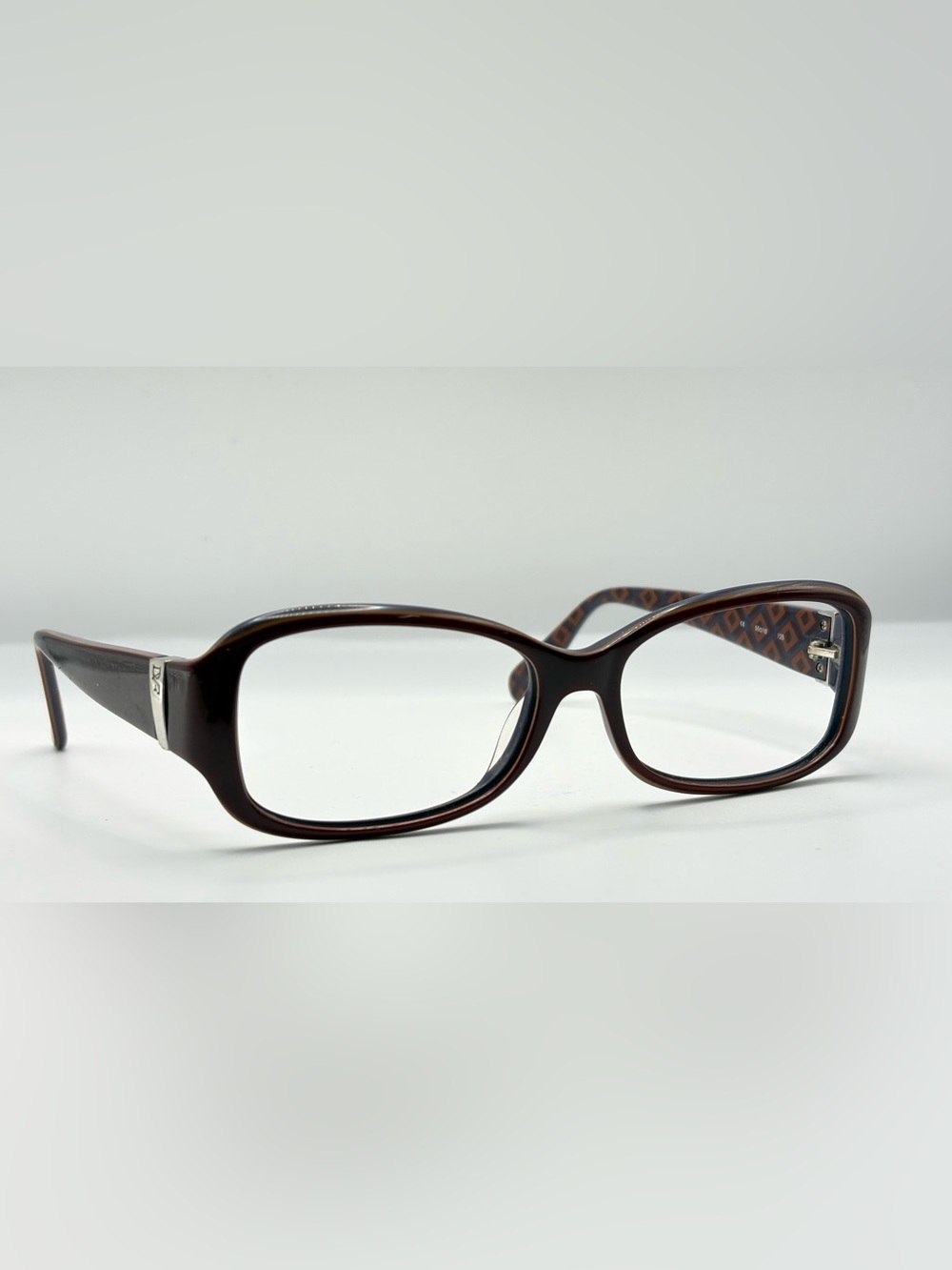Diane Von Furstenberg Vlada DVF553S Burgundy Oval Sunglasses Frames Only